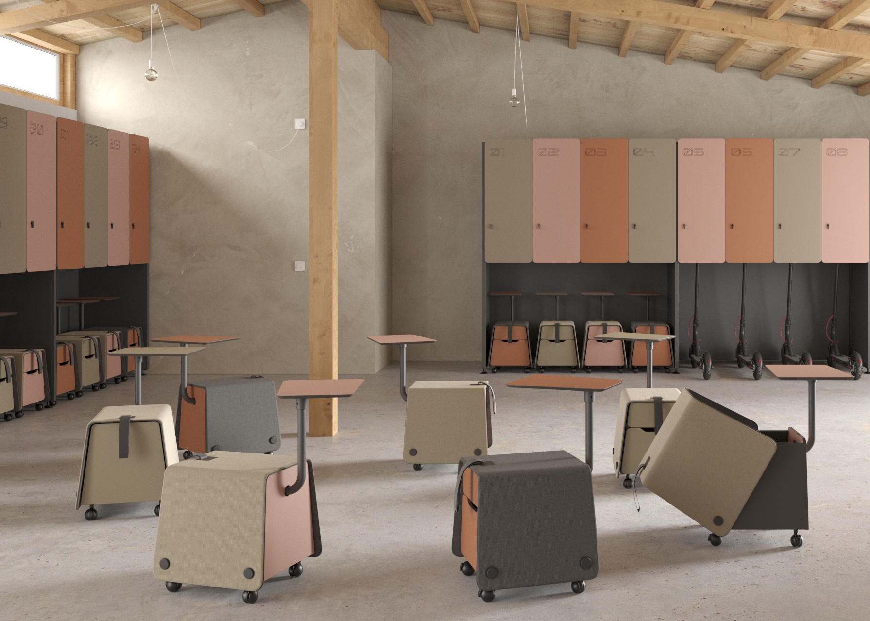 Mobiliario escolar — TAQUILLASPONI