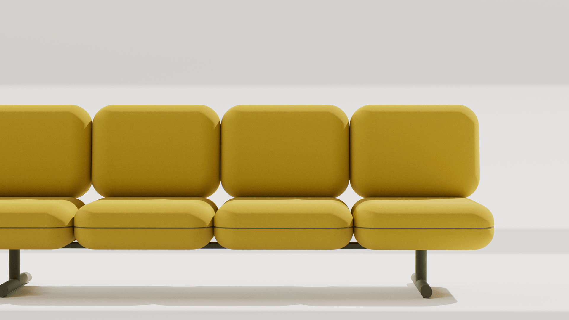 Salas de espera — MODULOS KOFFER AMARILLO