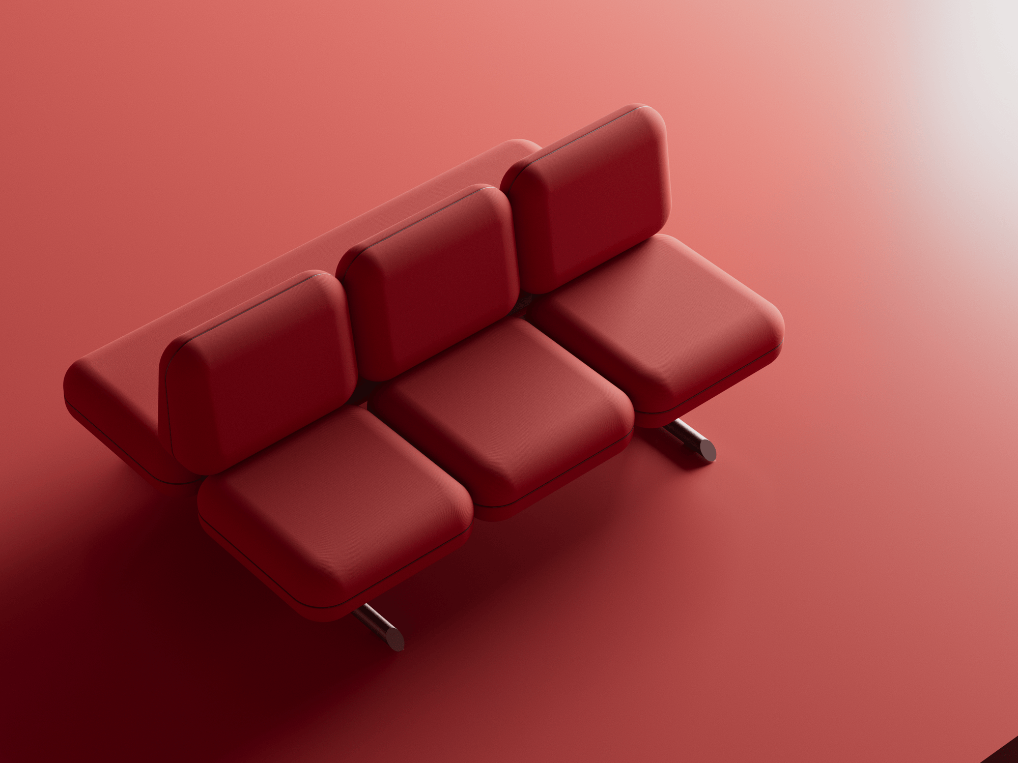 Salas de espera — MODULOS KOFFER ROJO
