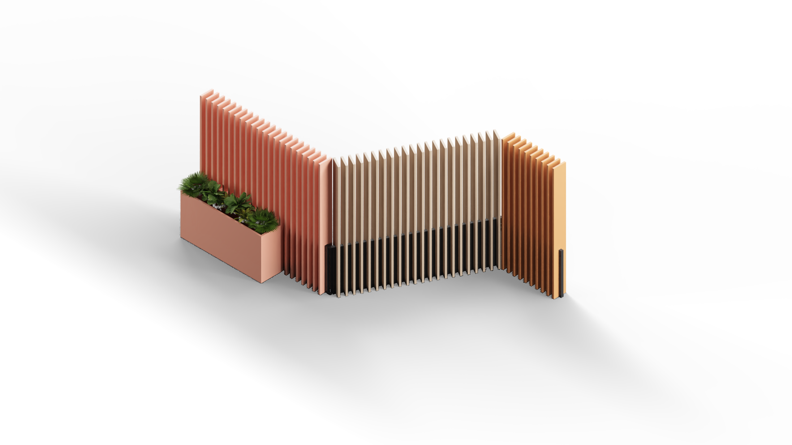Separadores y divisorias — Composicion 1 JARDINERA