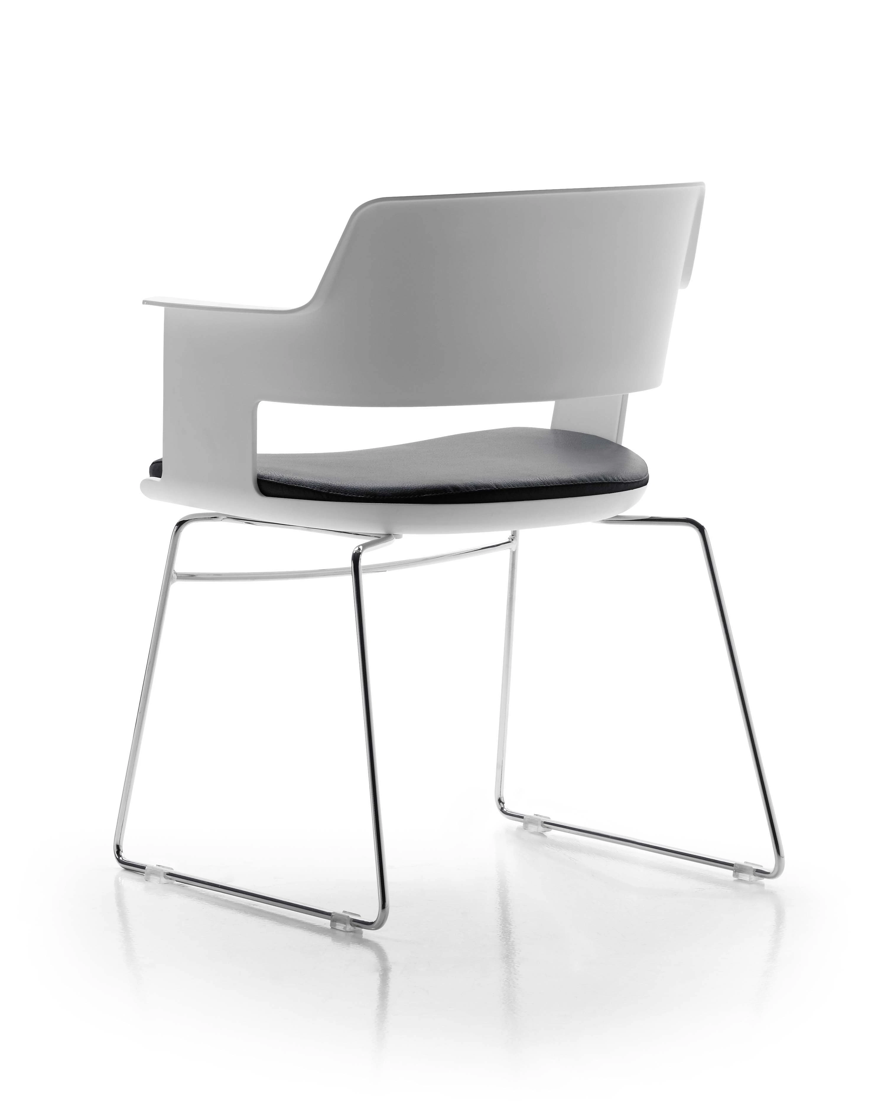 Sillas confidentes — CAPPA BASE SLED WHITE