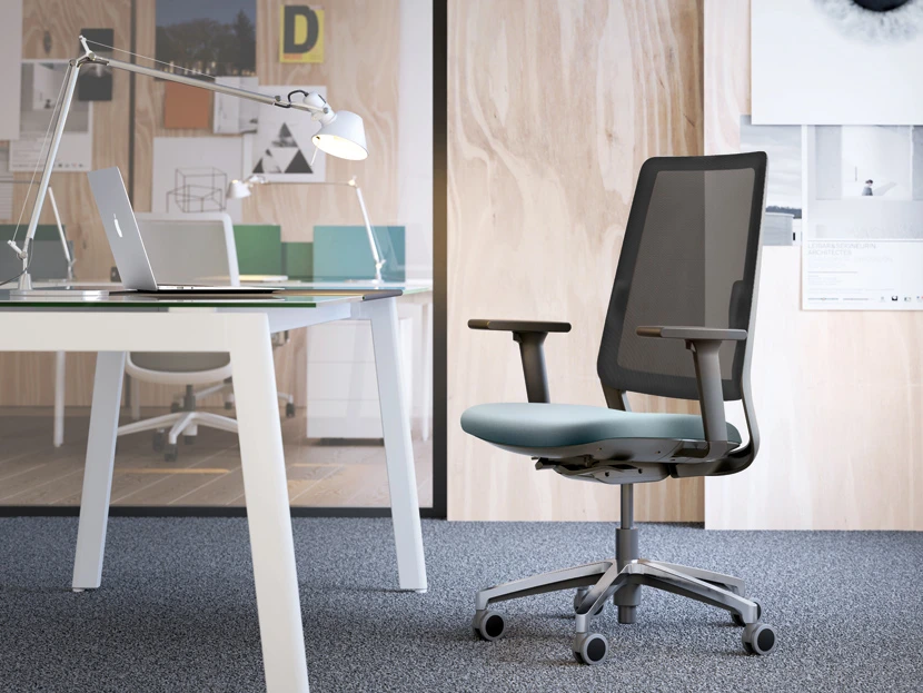 Sillas giratorias — SENSE ATOM BLACK 01