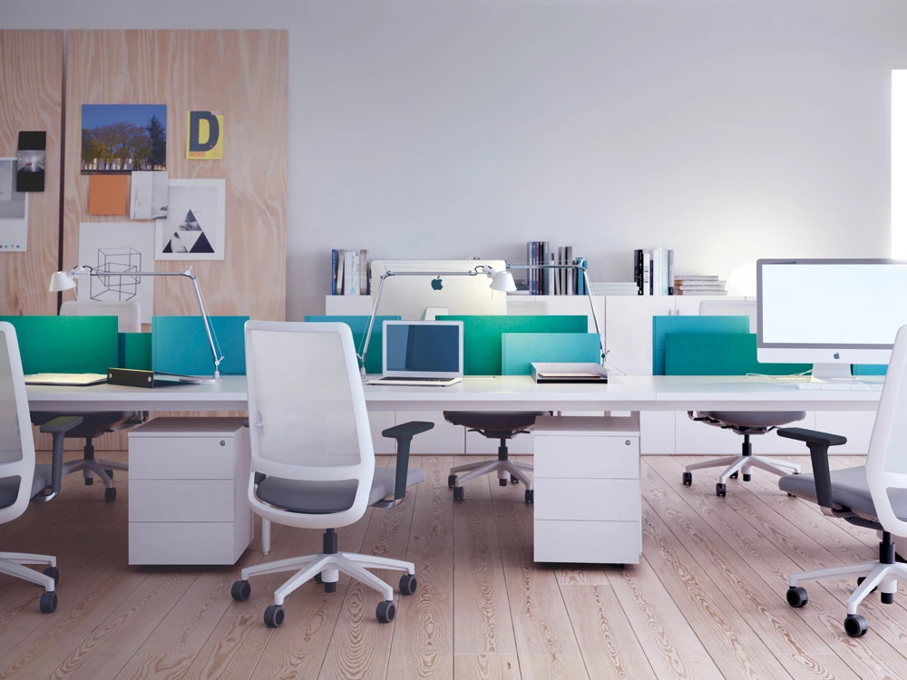 Sillas giratorias — SENSE ATOM WHITE 01