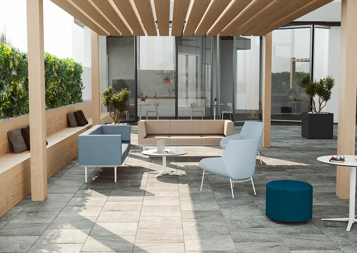 Sofás y zonas de descanso — SC008 ACTIU(ABR 021) PATIO ZONA EXTERIOR ZONA02